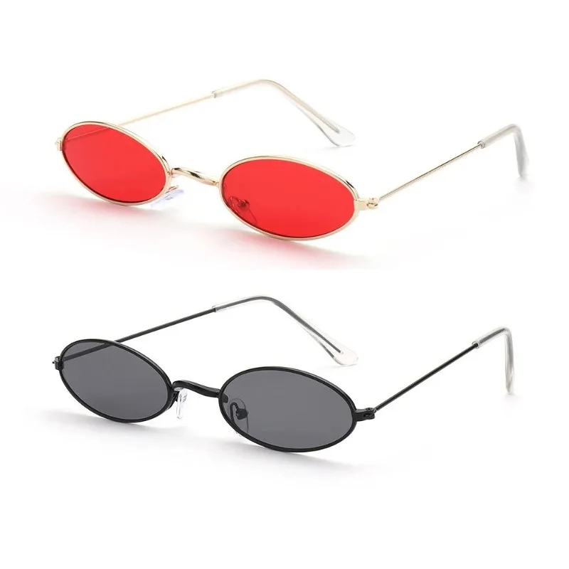 Sunglasses Uv400 - New Retro Small Oval Sunglasses Vintage