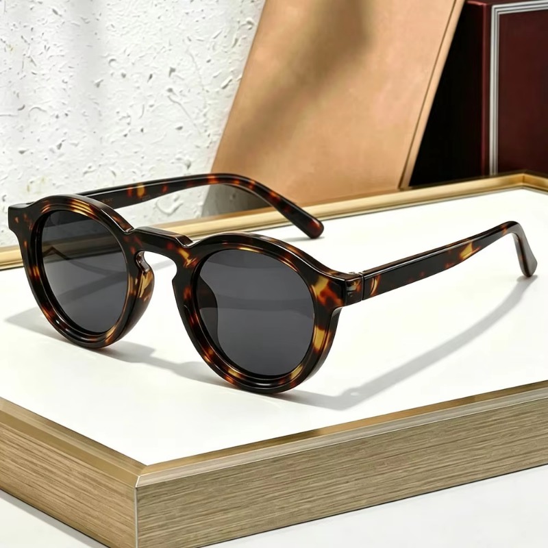 Sunglasses Uv400 - New Retro Round Small Frame Sunglasses