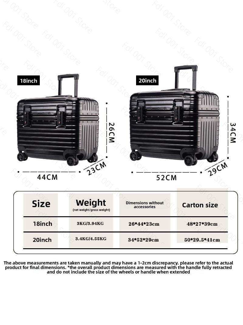 Upper flip cover aluminum fram - Travel Luggage Set review and price