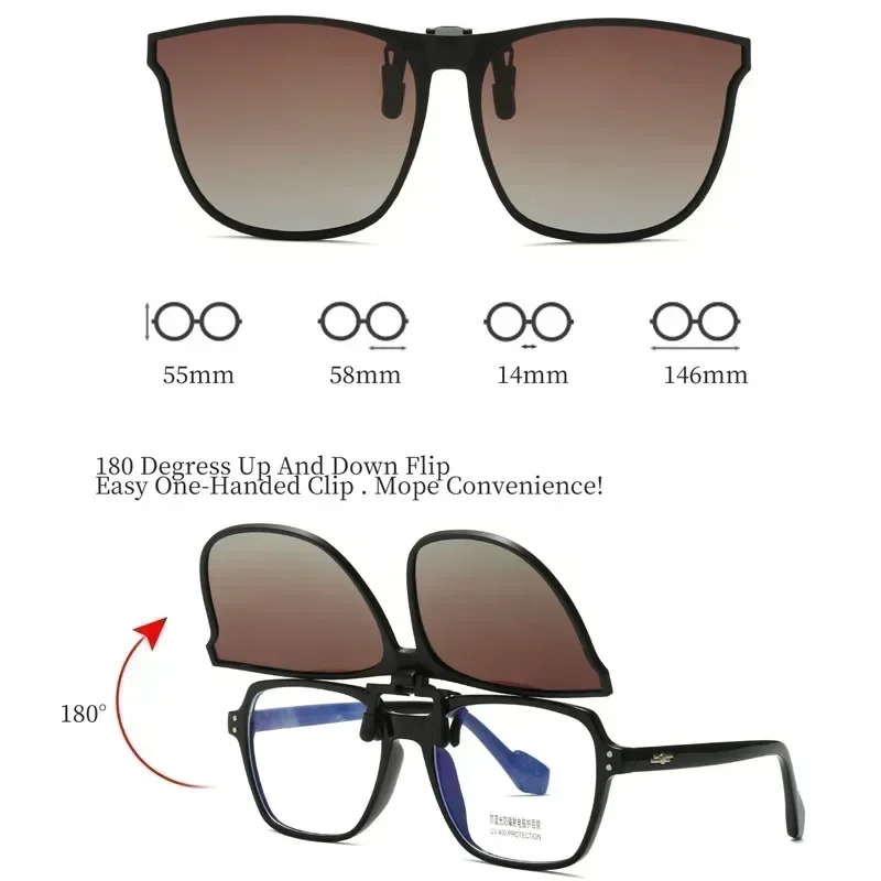 1Pc Polarized Clip On Sunglass - Sunglasses Uv400 review and price