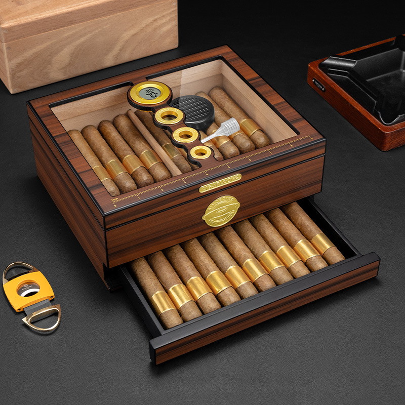 Luxury Wooden Cigar Humidor Bo - Luxury Gift Set review and price