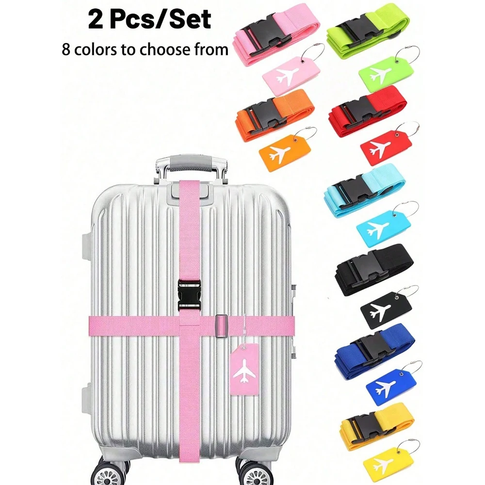 Luggage Strap Set with Luggage - Travel Luggage Set review and price