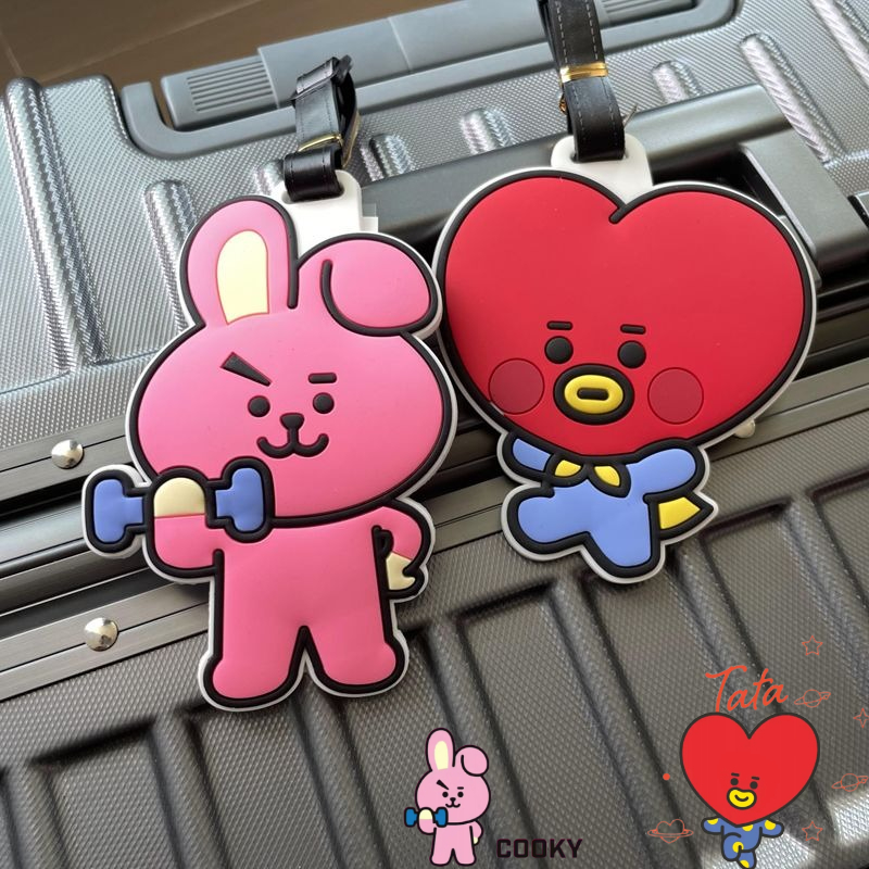 BT21 Cartoon Cute Keychain Kaw - Travel Luggage Set review and price