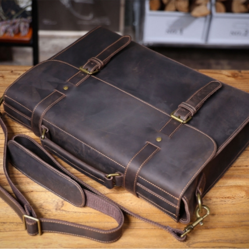 Luxury Original Men's Handbag  - Leather Briefcase review and price