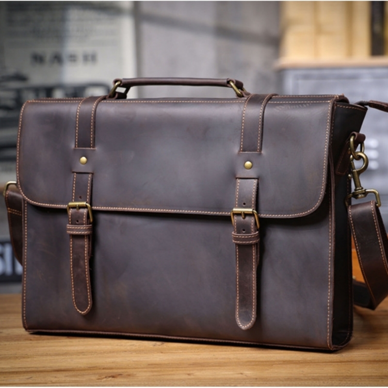 Luxury Original Men's Handbag  - Leather Briefcase review and price