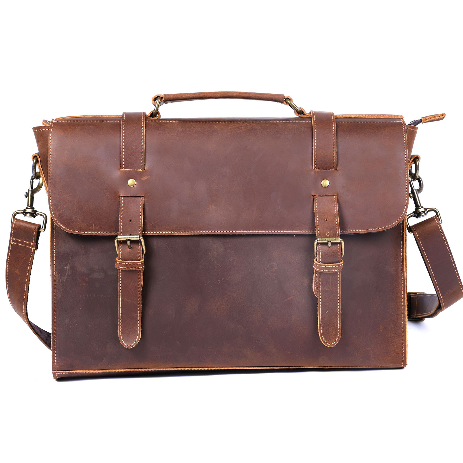 Luxury Original Men's Handbag  - Leather Briefcase review and price