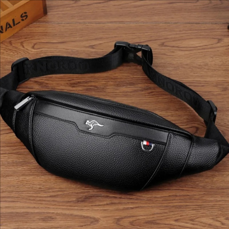 Business Leather Waist Bag Mul - Leather Wallet Men review and price