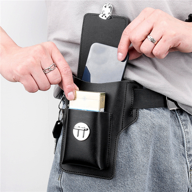 Men Belt Cellphone Loop Holste - Leather Wallet Men review and price