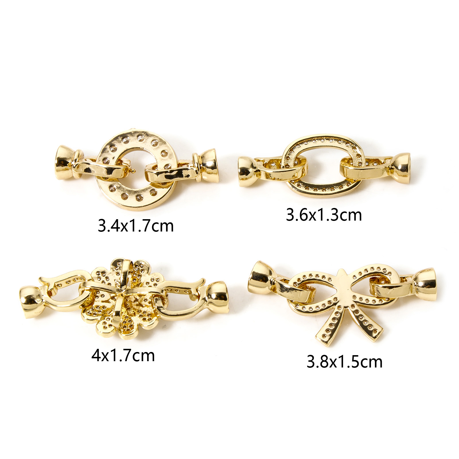 1pc Brass Fold Over Clasps Gol - Gold Plated Jewelry review and price