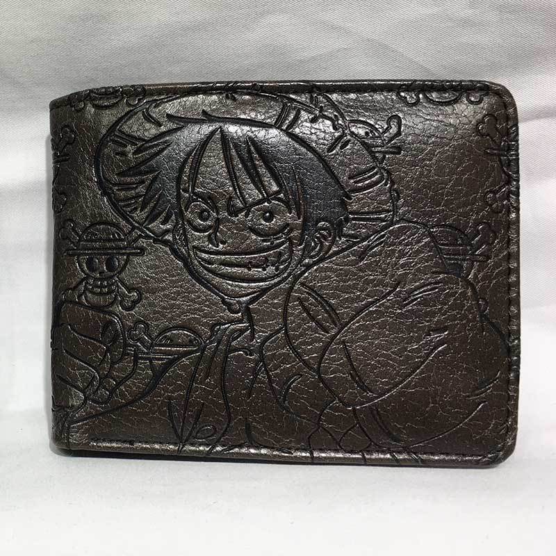 Anime One Piece Luffy Pirate S - Leather Wallet Men review and price