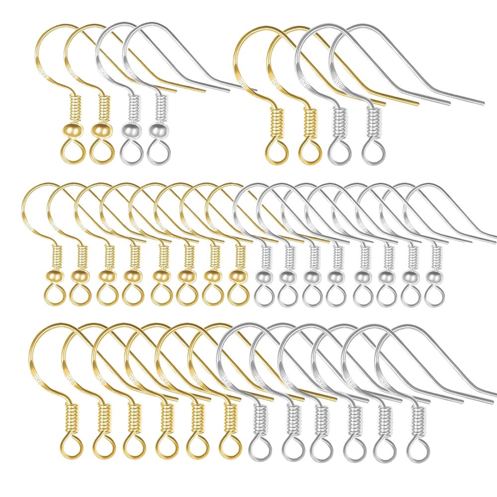 Gold Plated Earring Hooks 100P - Gold Plated Jewelry review and price