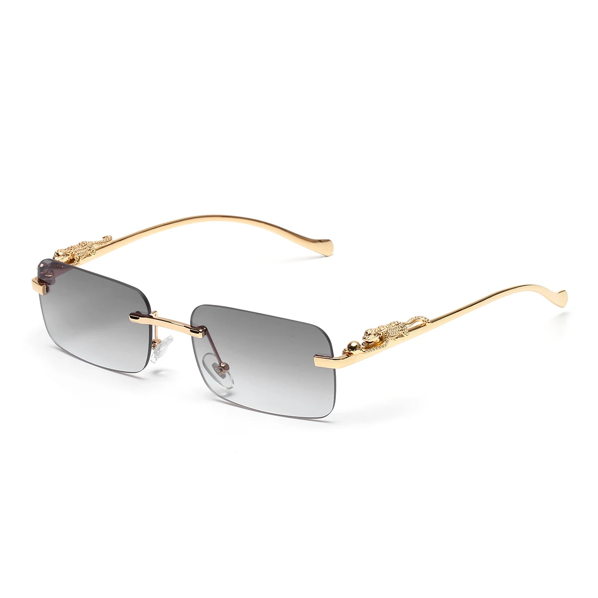 Rimless Sunglasses UV400 Fashi - Designer Sunglasses review and price