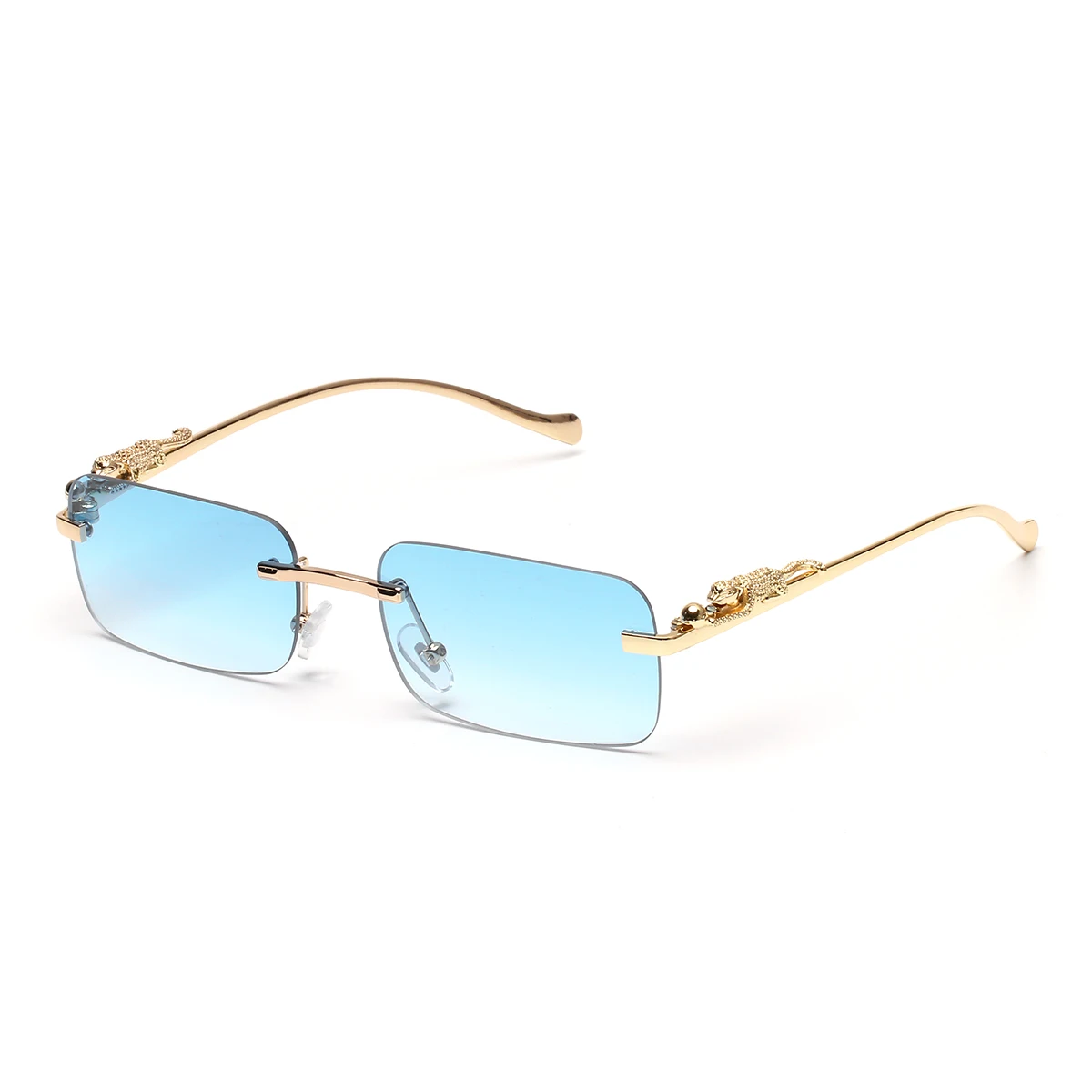 Rimless Sunglasses UV400 Fashi - Designer Sunglasses review and price