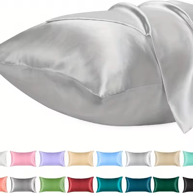 1PC Satin Pillowcase for Hair  - Silk Pillowcase review and price